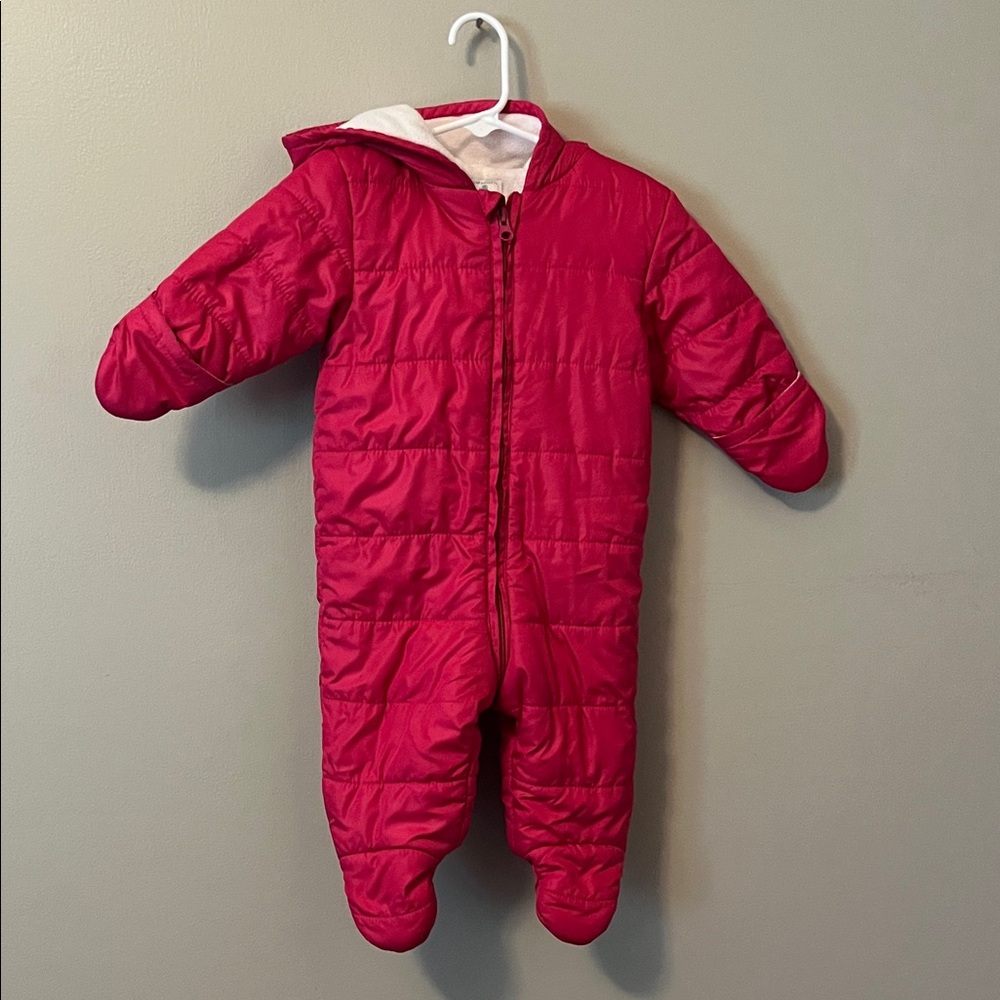 Hot Pink Baby Snowsuit